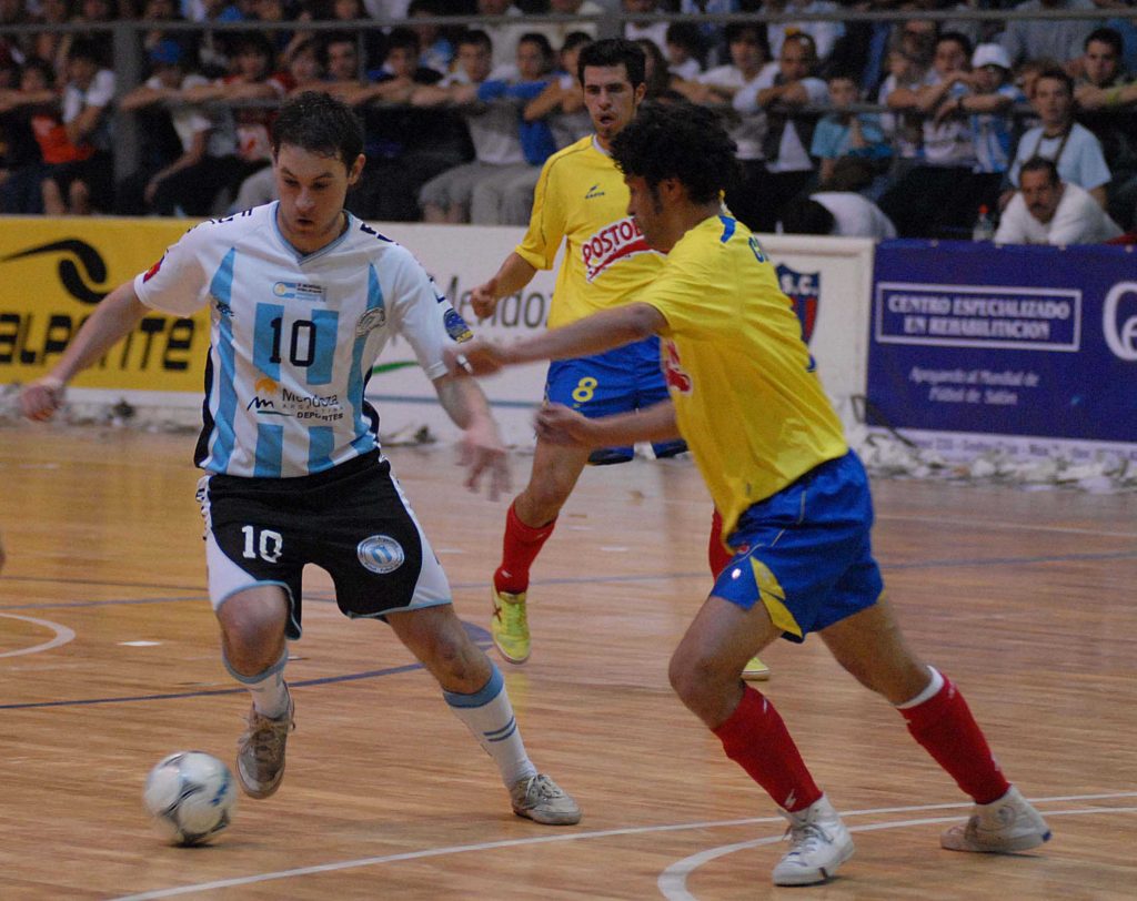 Marcelo Mescolatti marcó uno de los goles del triunfo argentino