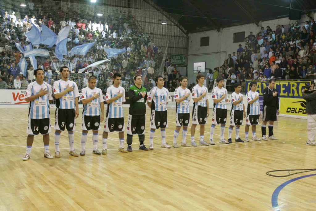 El equipo argentino completo que disputó aquel partido